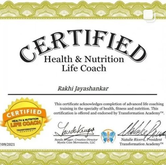 Nutrition Coach Rakhi