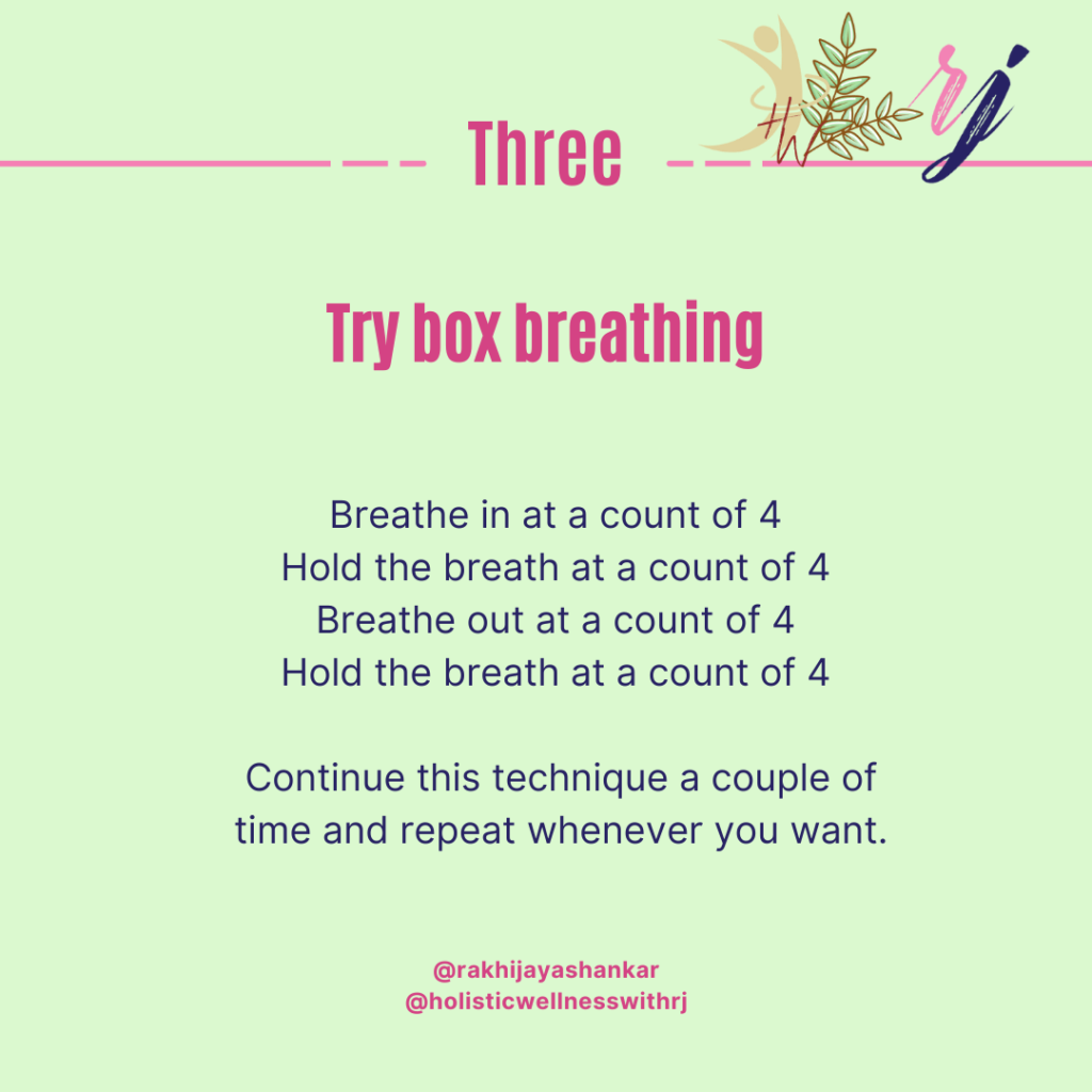 Box breathing